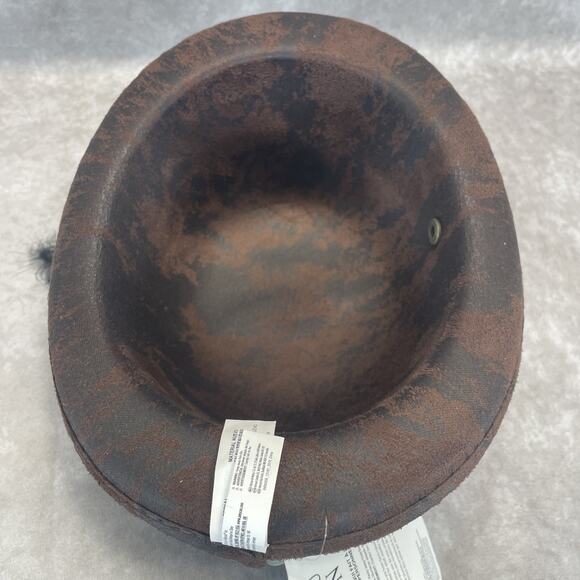 Steampunk Derby Hat & Pin Adult Costume Accessories Halloween Cosplay Dress Up - Picture 7 of 7